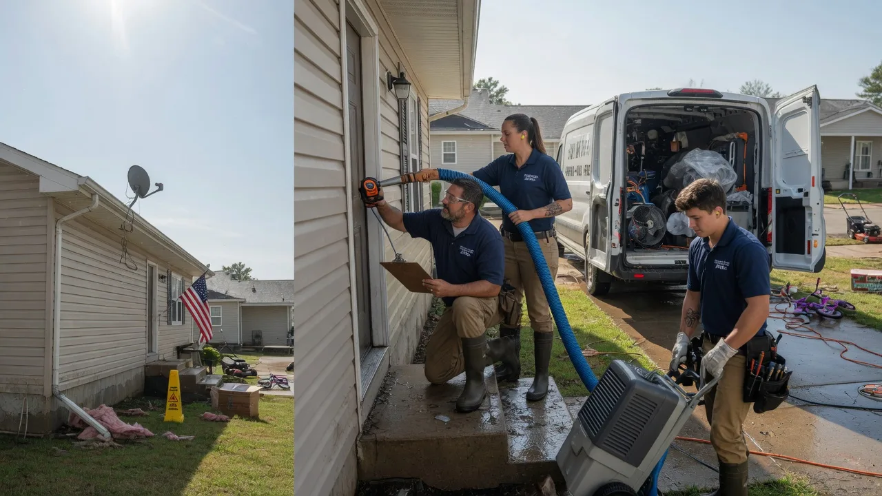 Ceiling Water Damage Restoration in Morgan, TX near me
