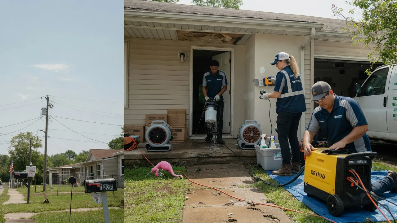 Storm Damage Water Removal in Morgan, TX near me